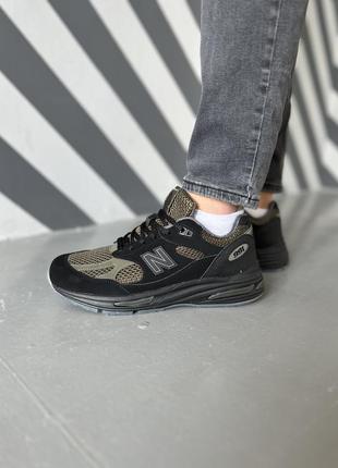 Кросівки new balance 991v2 miuk x stone island black