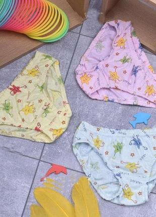 Комплект 3 шт. трусы детские