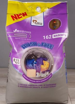 Порошок для стирки в пакете wash &free