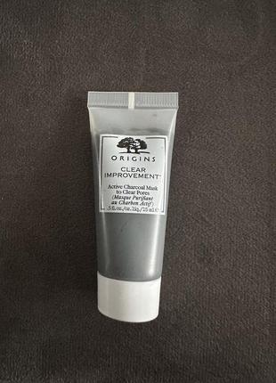Origins clear improvement active charcoal mask to clear pores 15ml1 фото