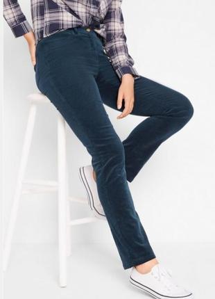 Джинси стрейч прямого кроя вельвет. marks spencer