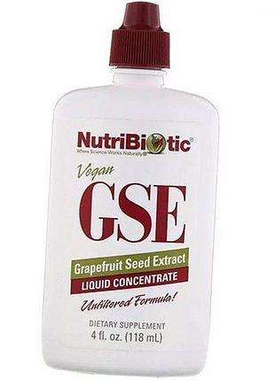 Экстракт косточек грейпфрута, grapefruit seed extract liquid, nutribiotic 118мл (71511001)