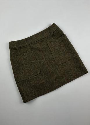 Твидовая шерстяная юбка jones tweed