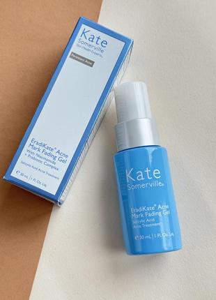 Гель-крем для проблемної шкіри та точкового лікування акне kate somerville eradikate acne mark fading gel 30 мл