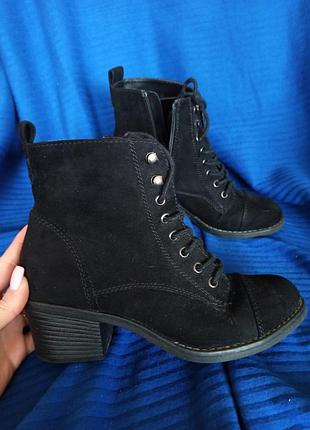 Чобітки з натуральної замші 37р