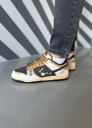 Кроссовки nike sb dunk low x stussy 40th (42)