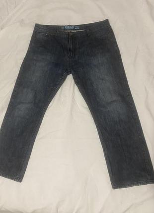 Класичні темні джинси, сині джинси без потертостей і дір від5 фото