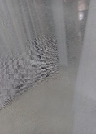 Тюль перламутр канвас белую новую продам