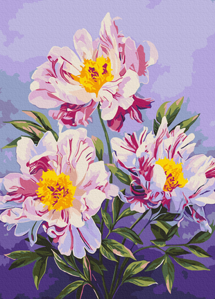 Картина по номерам королевство пионов © anna steshenko
