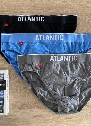 Трусы мужские слипы atlantic в наборах