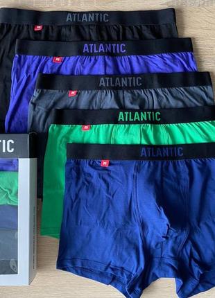 Мужские трусы боксеры atlantic в наборах. оригинал!1 фото