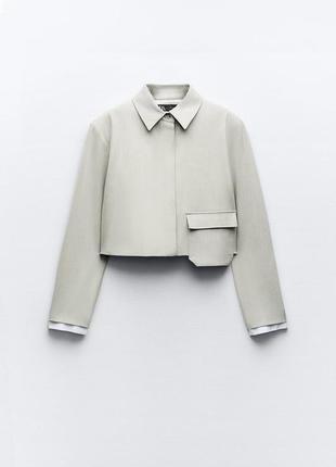 Zara костюм пиджак + юбка женский7 фото