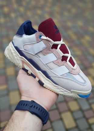 Adidas niteball разноцветные кроссовки женские замшевые адидас самый бо осенние весенние демисезонные демисезонные высокие топ качество замша