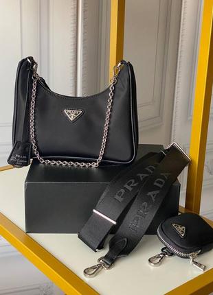 Сумка прада хобо prada hobo