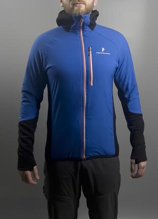 Мужская гибридная худи peak performance black light hybrid midlayer