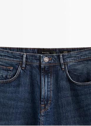 Темно синие джинсы massimo dutti6 фото