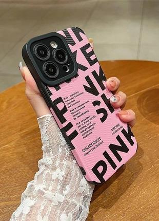 Чехол чехол iphone 14 pro разовышей розовый2 фото