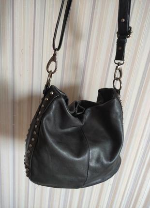 Шикарная женская кожаная сумка  mint velvet, англия.3 фото
