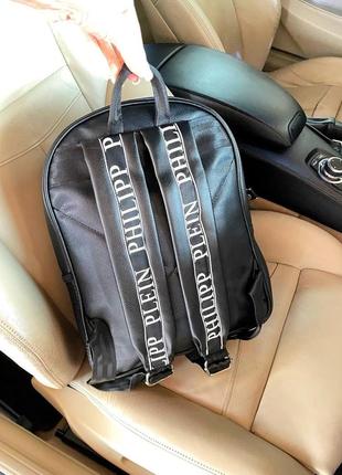 Стильный вместительный рюкзак черный3 фото