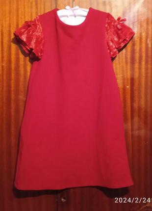 Платтячко червоне для дівчинки 7 років