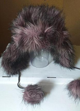 Шапка зимова. хутро штучне.