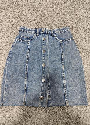 Джинсовая юбка