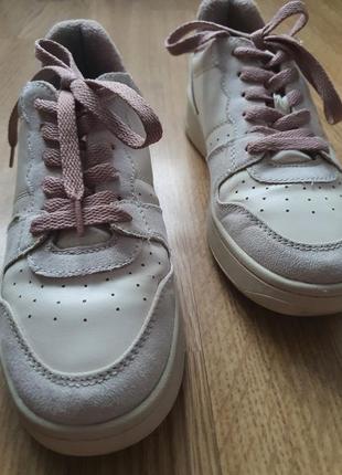 Кроссовки h&amp;m комбинированные, замш