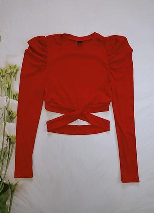 Лонгслив,топ в рубчик, размер xs.