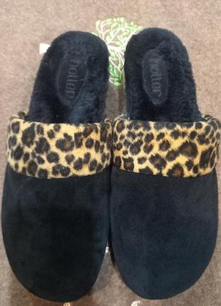 Фирменные замшевые комнатные тапочки