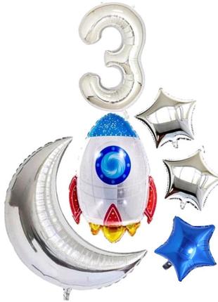 Набор воздушных шариков космос