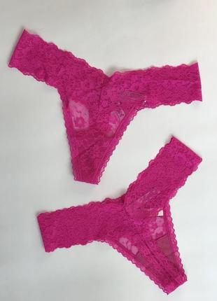 Кружевные стринги victoria’s secret оригинал