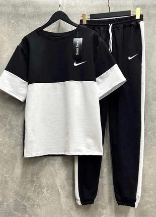 Мужской спортивный костюм в стиле country nike найк комплект футболка и штаны