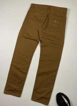 Джинси carhartt vintage brown denim jeans1 фото