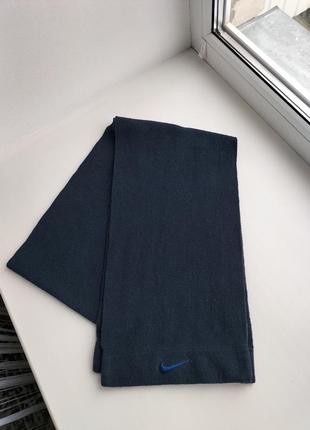 Фирменный винтажный флисовый шарф nike! оригинал!9 фото