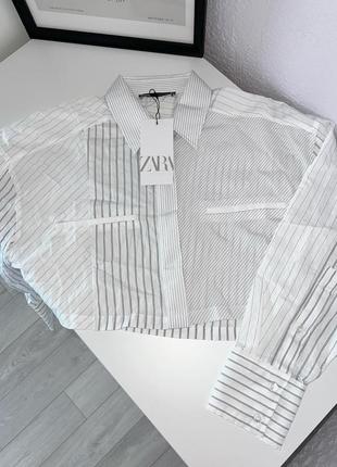 Вкопочена сорочка топ zara