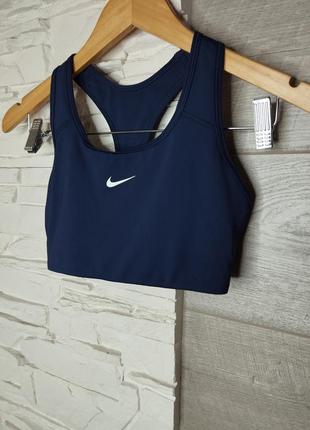 Спортивный топ для фитнеса женский nike med pad bra