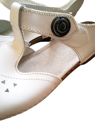 Туфли на липучке женские laria белые 41 размер2 фото