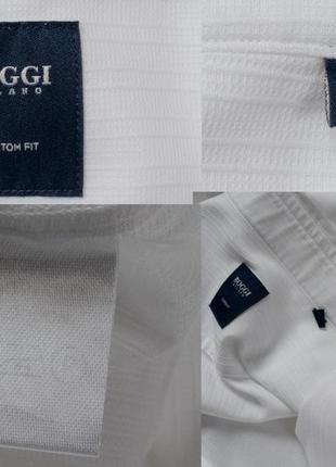 Boggi milano custom fit shirt&nbsp;&nbsp;мужская рубашка10 фото