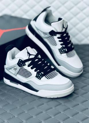 Кроссовки весенние nike jordan 4 retro кроссовки унисекс найк джордан ретро 4 кросовки джордан