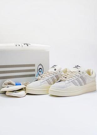 Adidas campus x bad bunny бежевые