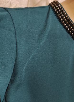 Изумрудная блузка декор л 484 фото