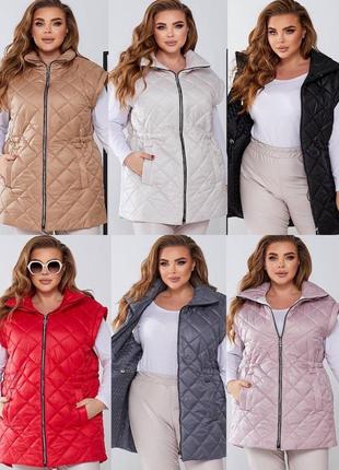 Утепленная легкая жилетка ( плотность 230 )