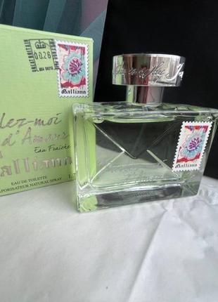 John galliano parlez-moi d'amour eau fraiche2 фото