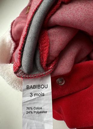 Новогодний рождественский человечек костюм бархатный санта клаус babibou 3 месяца9 фото