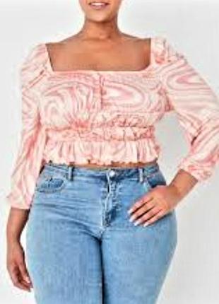 Стильная блуза большого размера