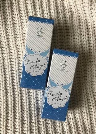 Детские духи с ароматом ванили и клубники / десткий парфюм ламбре / lovely angel
