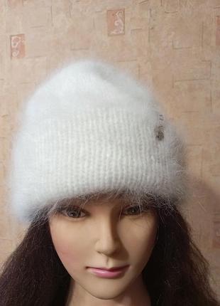 Шапка з ангорки
