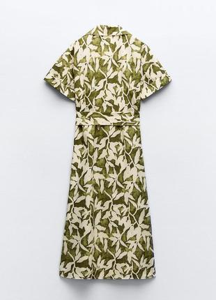 Сукня-сорочка від бренду zara6 фото