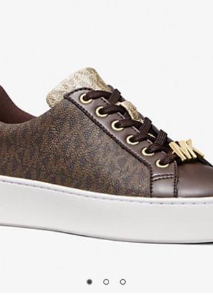 Poppy color-block logo sneaker