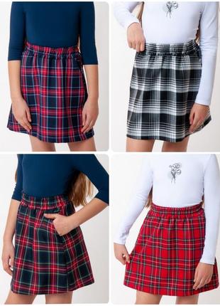 Спідниця для школи в клітинку, шкільна клітчаста спідниця, школьная юбка в клетку, юбка в клеточку для школы, шотландка